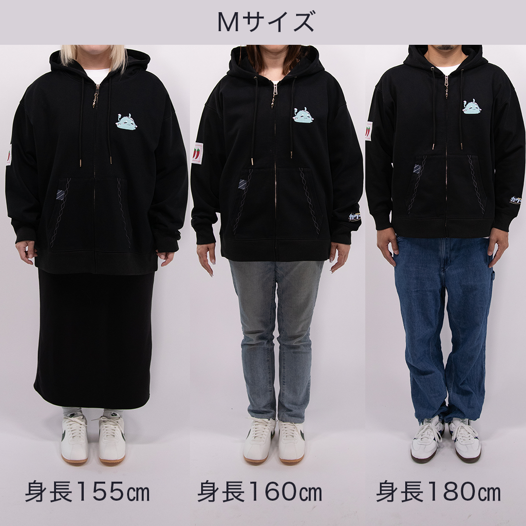 KAGURA NANA with mellow FULL ZIP HOODIE