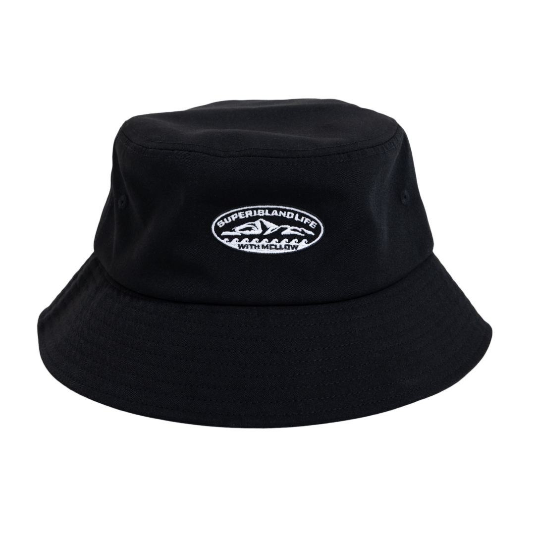 SUPER ISLAND LIFE with mellow BUCKET HAT