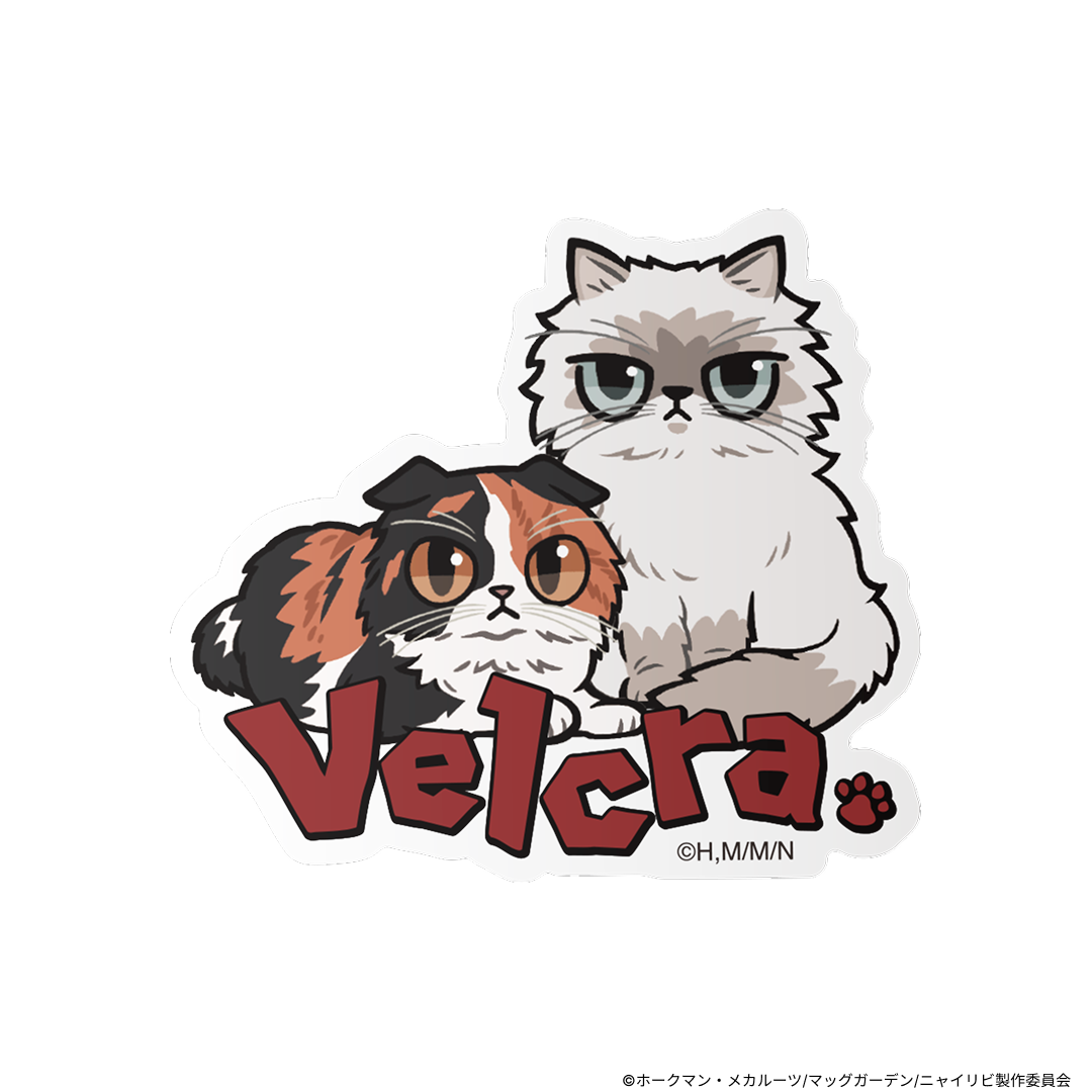 NYAIGHT OF THE LIVING CAT × VE1CRA VE1CRA NYAIGHT STICKER SET