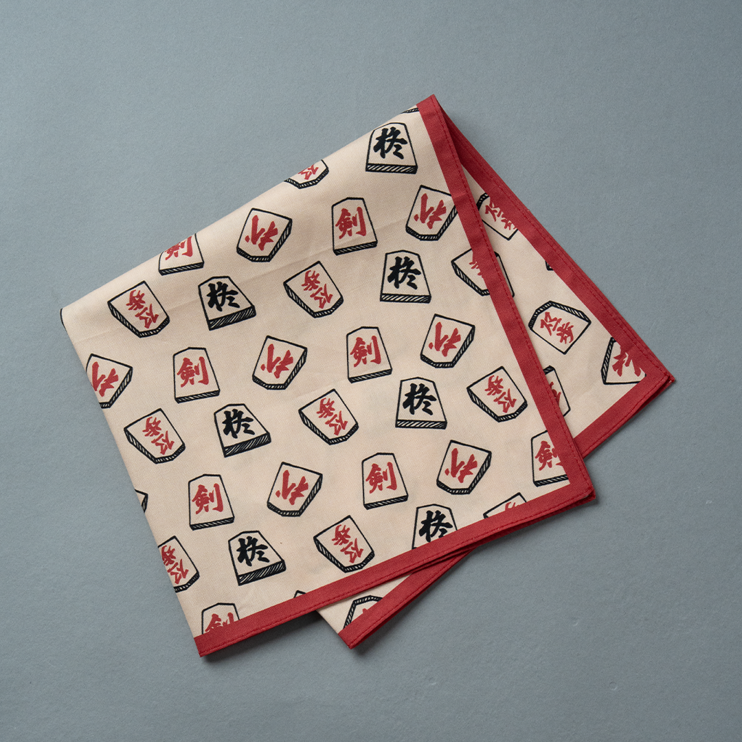 HIIRAGI TSURUGI with mellow SHOGI HANDKERCHIEF