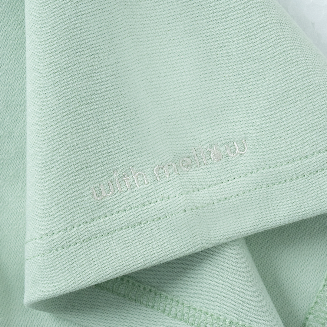 hira with mellow LOGO PONTE T-SHIRTS / Mint Green