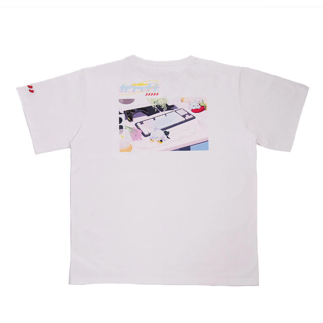 KAGURA NANA with mellow T-SHIRT / WHITE