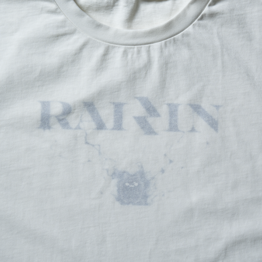 RAIZIN with mellow THUNDER LOGO T-SHIRTS / White