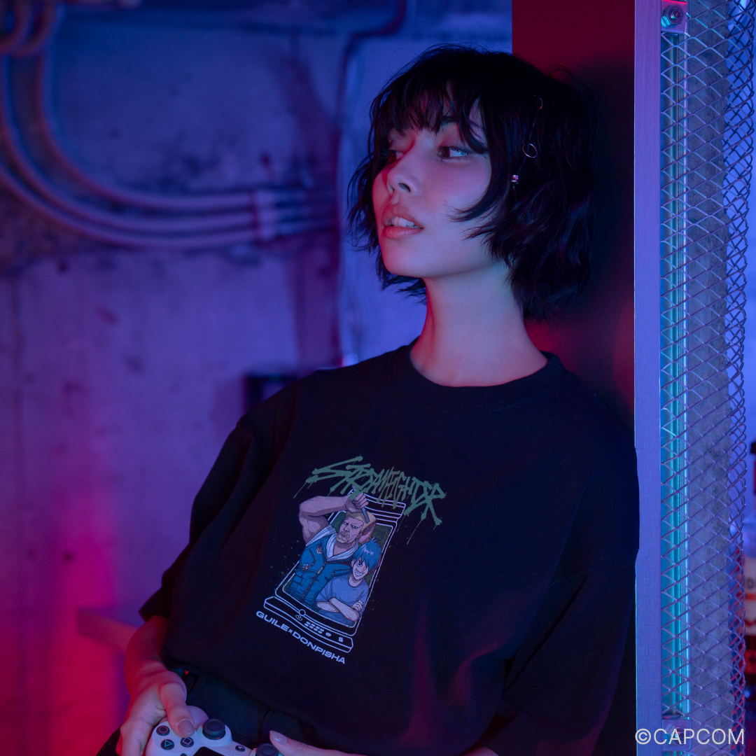 STREAM FIGHTER WASHED T-SHIRT DONPISHA