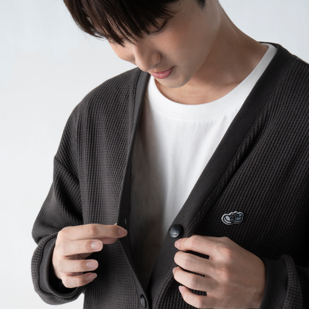 SYOKO with mellow BADGE CARDIGAN