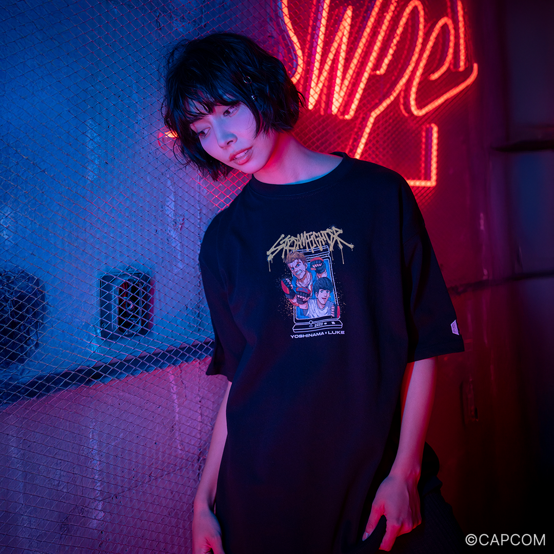 STREAM FIGHTER WASHED T-SHIRT YOSHINAMA