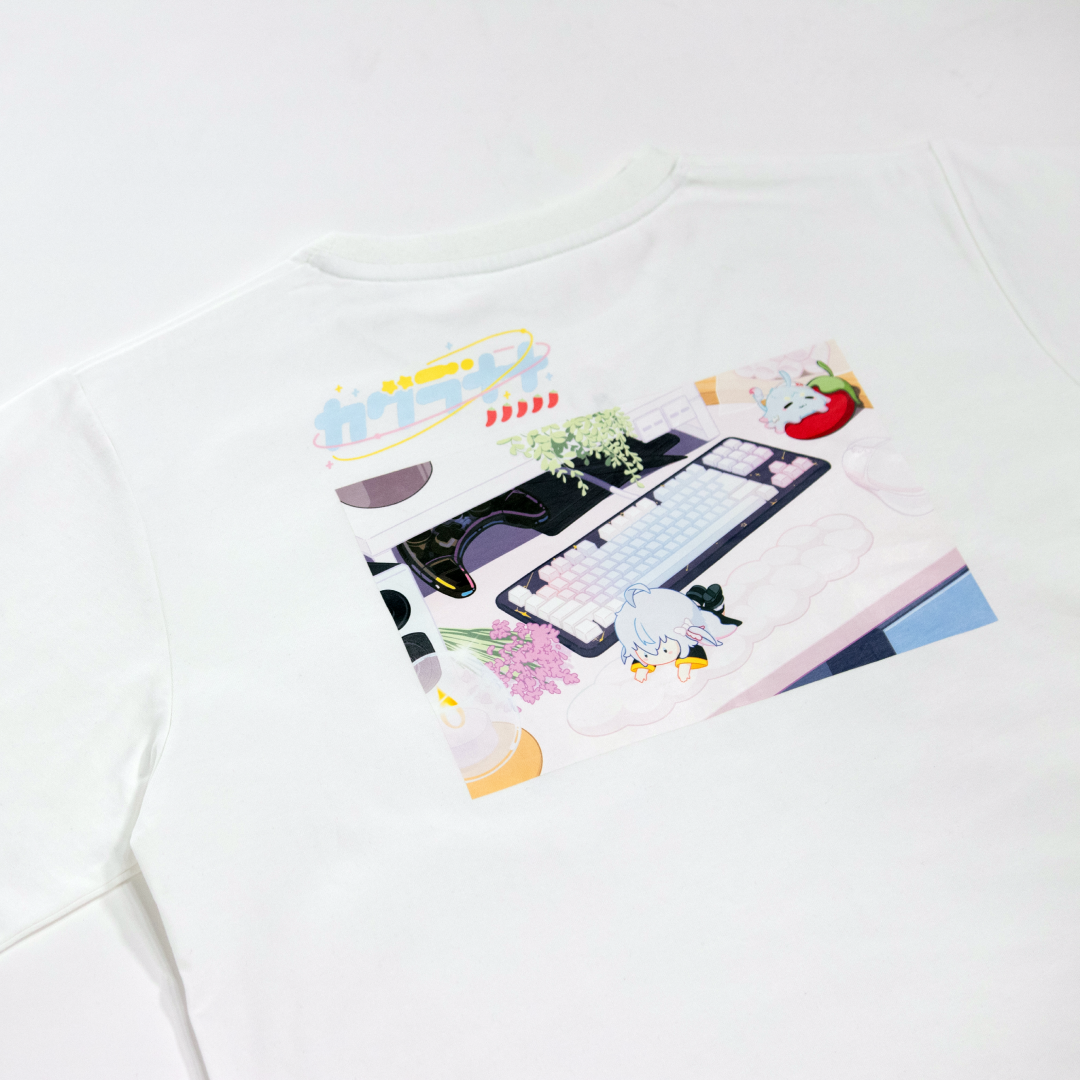 KAGURA NANA with mellow T-SHIRT / WHITE