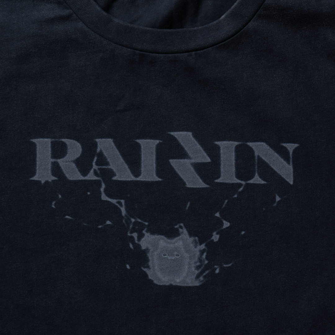RAIZIN with mellow THUNDER LOGO T-SHIRTS / Dark Gray
