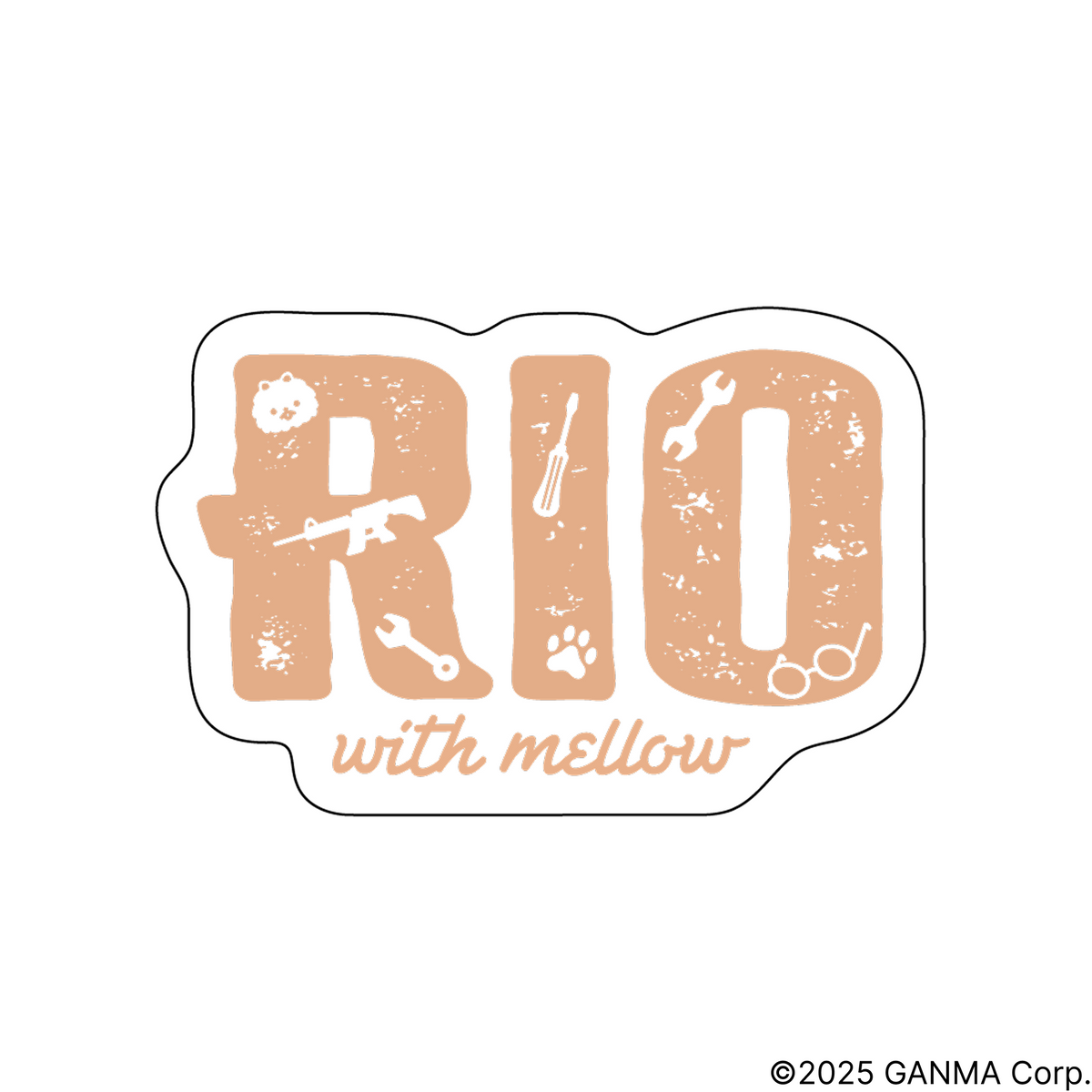 STGR with mellow Inugami Rio STICKER SET