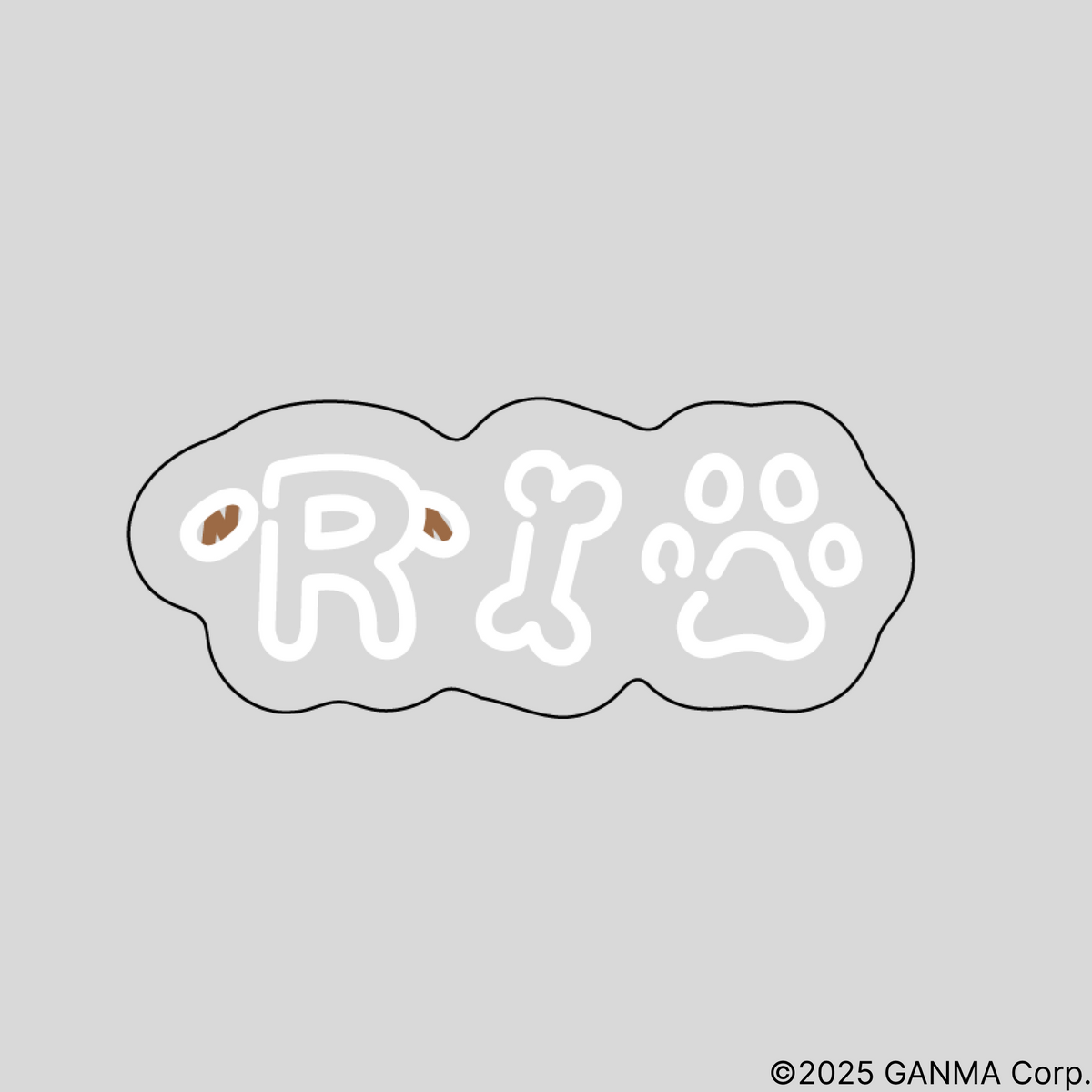 STGR with mellow Inugami Rio STICKER SET