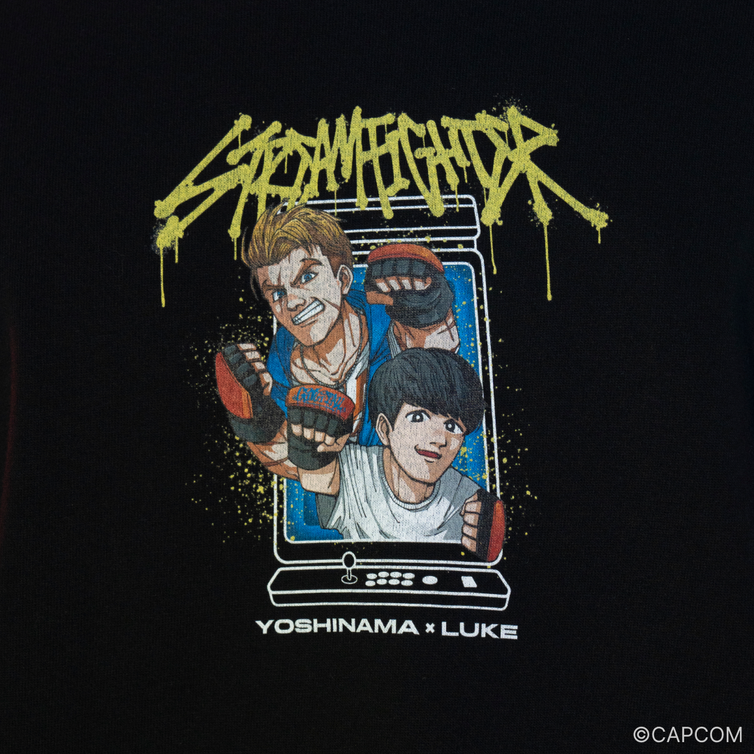 STREAM FIGHTER WASHED T-SHIRT YOSHINAMA