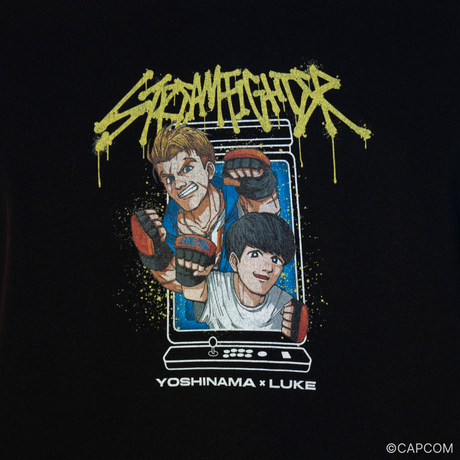 STREAM FIGHTER WASHED T-SHIRT YOSHINAMA