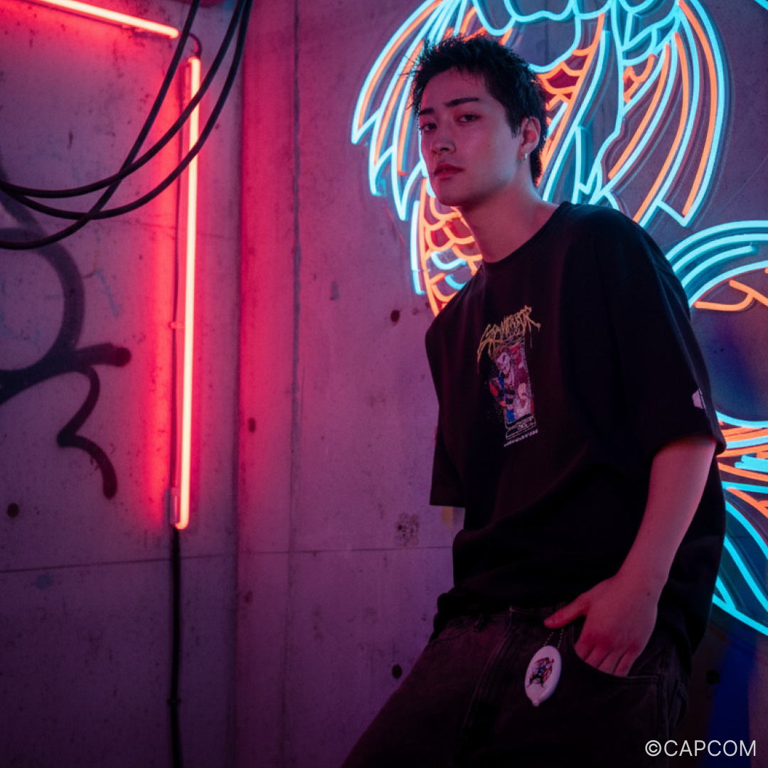 STREAM FIGHTER WASHED T-SHIRT YOSHINAMA