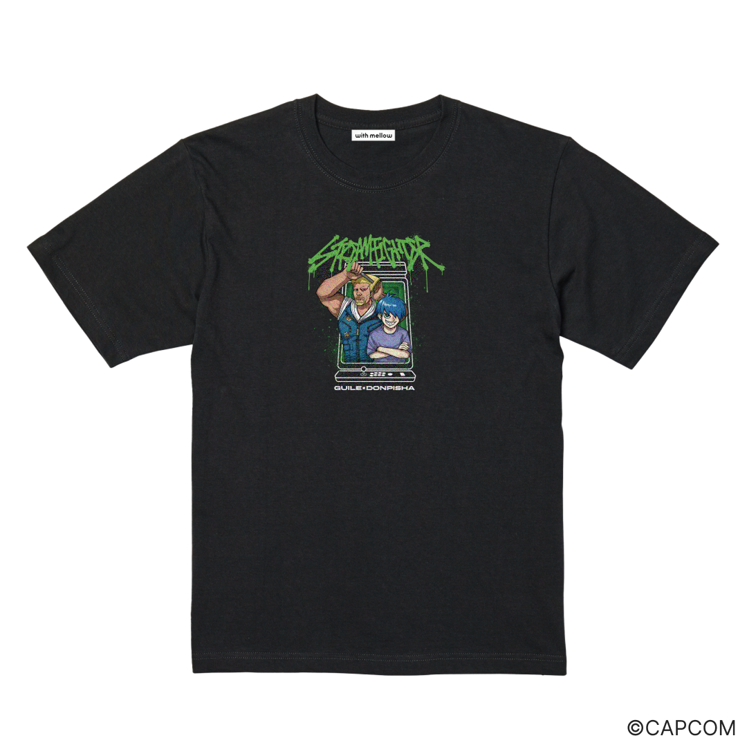 STREAM FIGHTER WASHED T-SHIRT DONPISHA