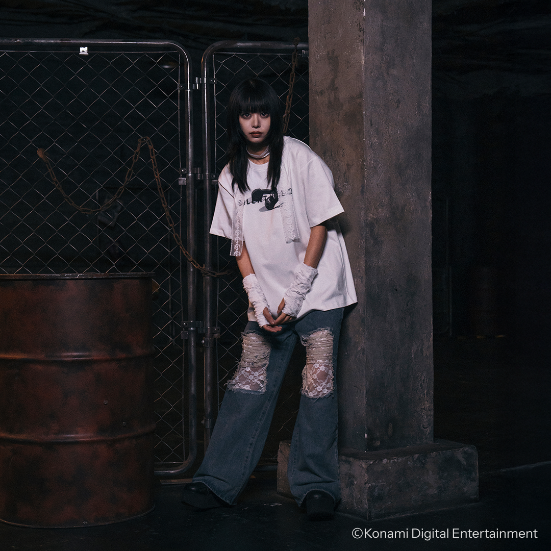 EIKO!GO!! × SILENT HILL BROKEN HEADPHONE T-SHIRT