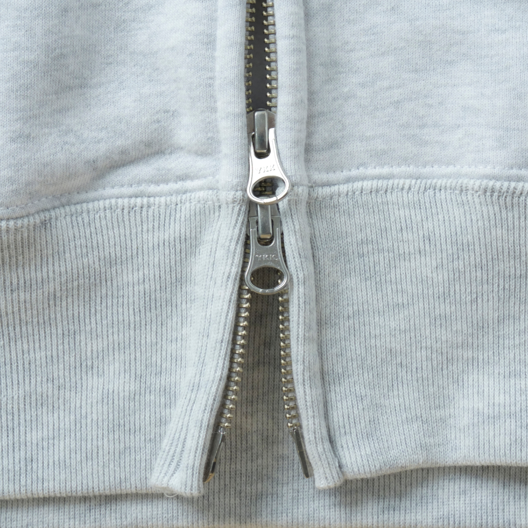 JASPER with mellow PLANET JASPER FULL ZIP HOODIE / Gray