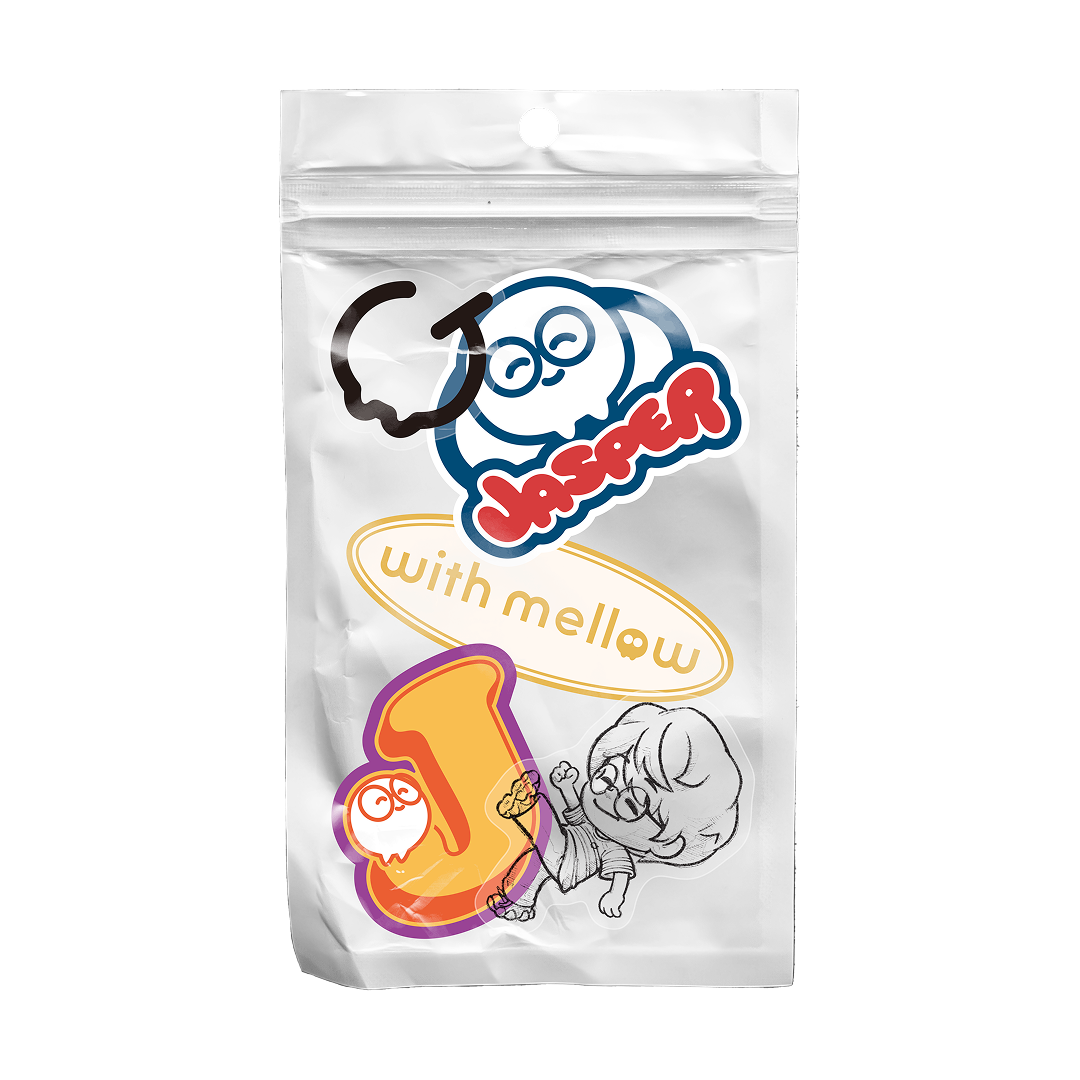 JASPER with mellow STICKER SET