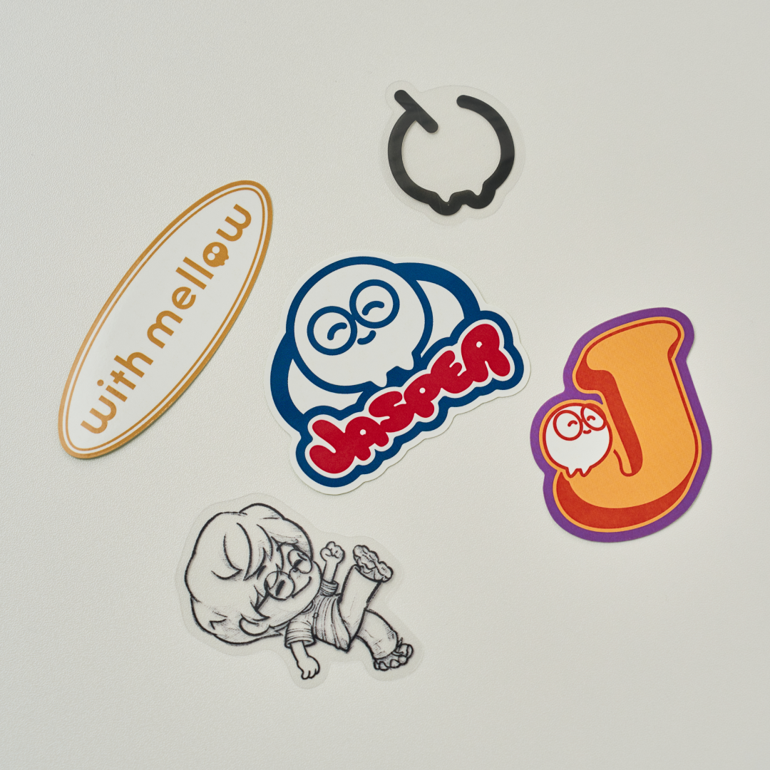 JASPER with mellow STICKER SET