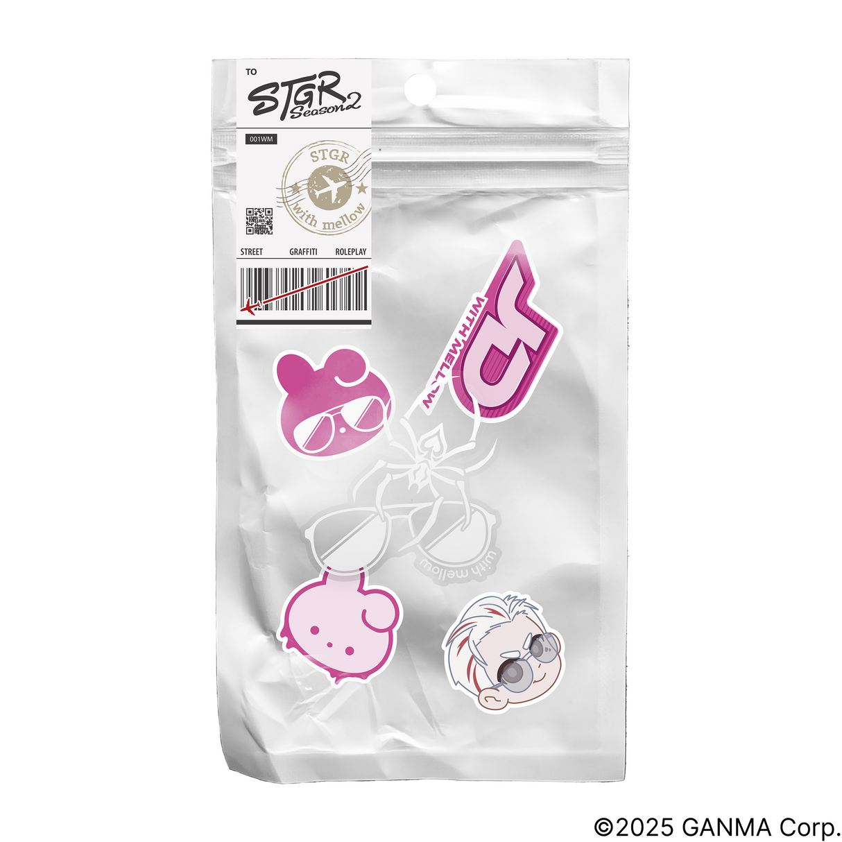 STGR with mellow JD STICKER SET