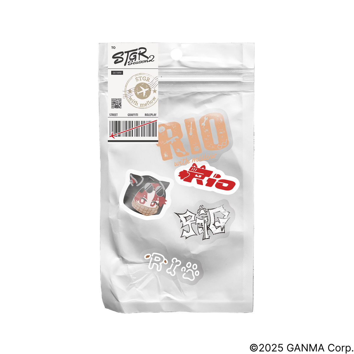 STGR with mellow Inugami Rio STICKER SET