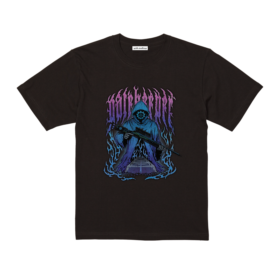 SPYGEA with mellow GATE KEEPER T-SHIRT / Black