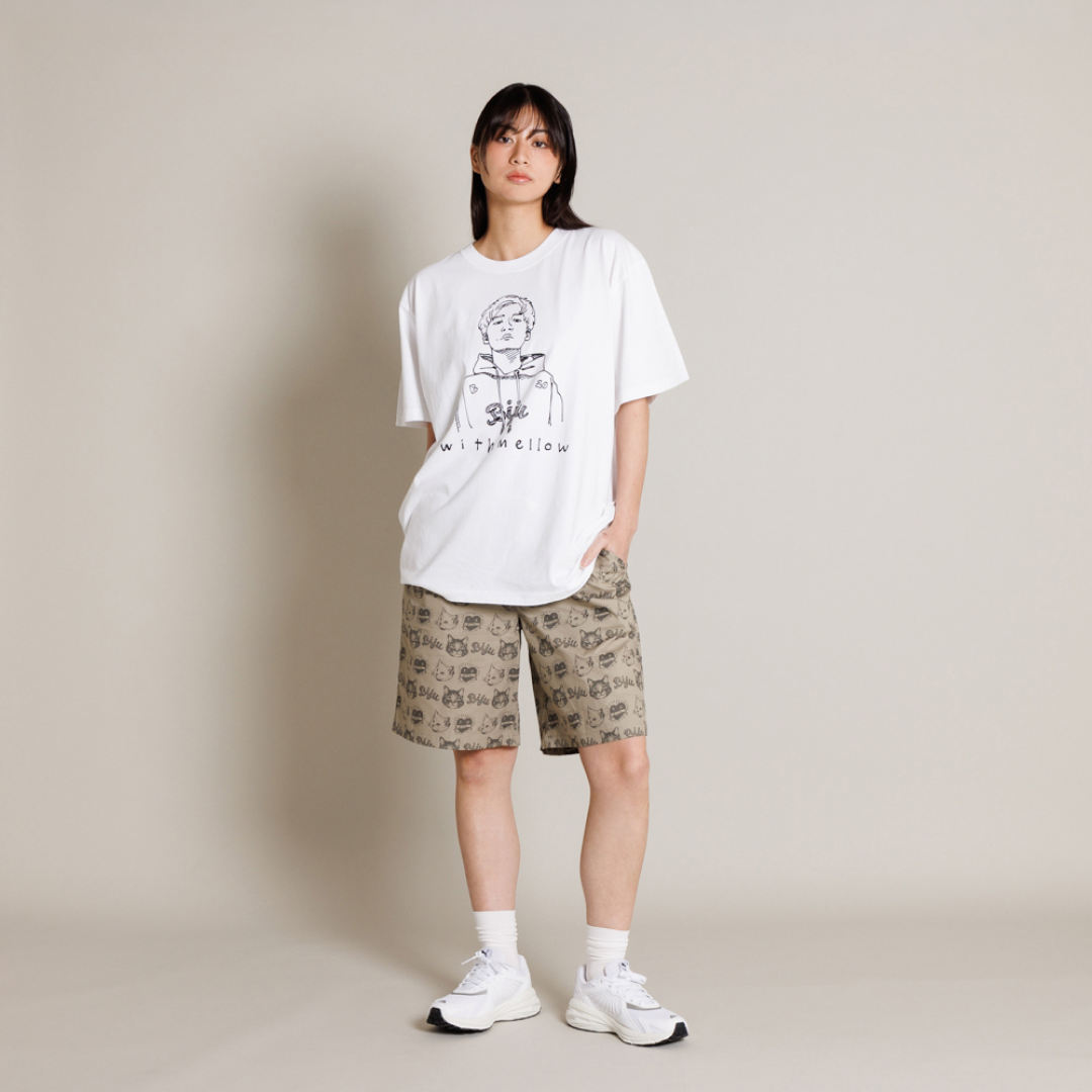 Biju with mellow TARO&CHIRO HALF PANTS