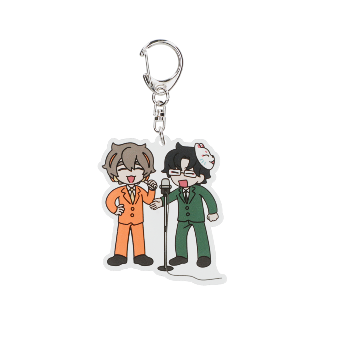 with mellow PUS in OSAKA MANZAI ACRYLIC KEY HOLDER