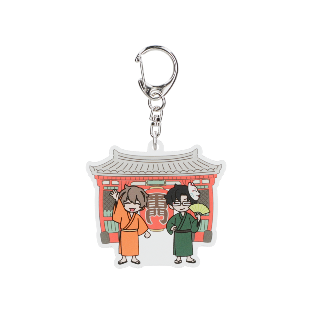 with mellow PUS in TOKYO KAMINARIMON ACRYLIC KEY HOLDER