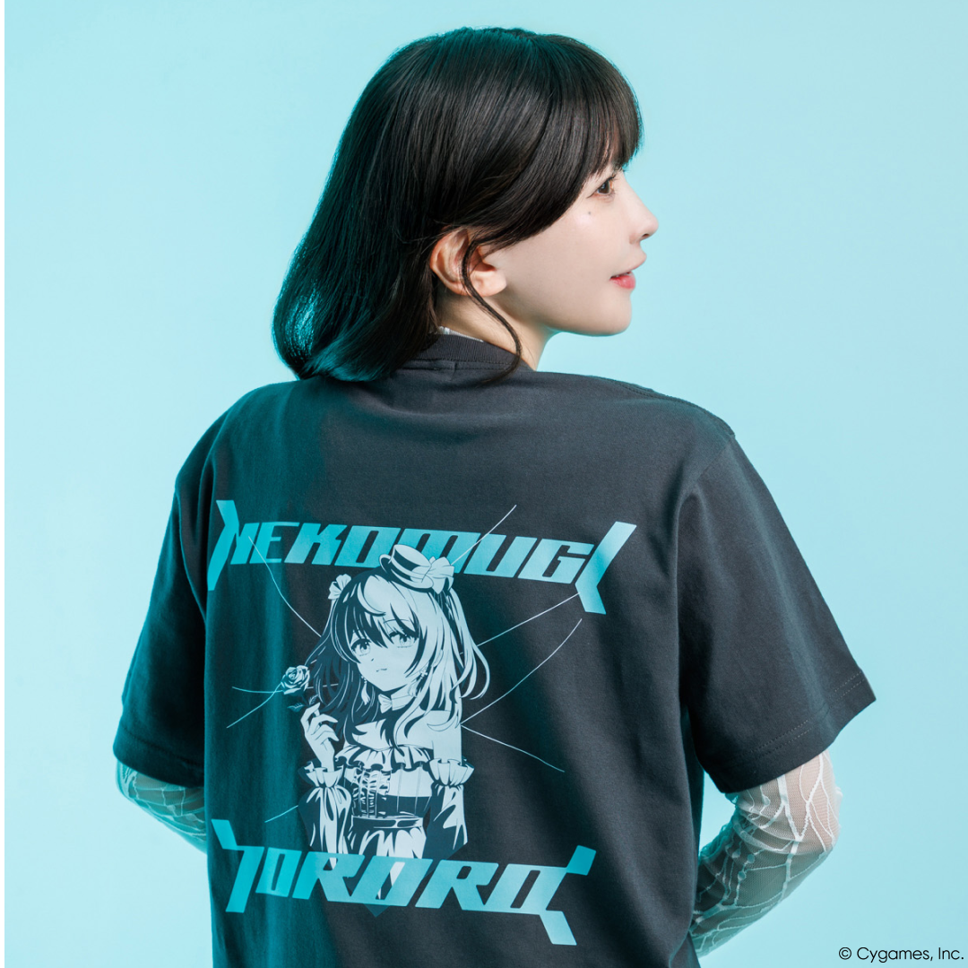 Shadowverse: Worlds Beyond × Nekomugi Tororo T-SHIRT / Dark Gray