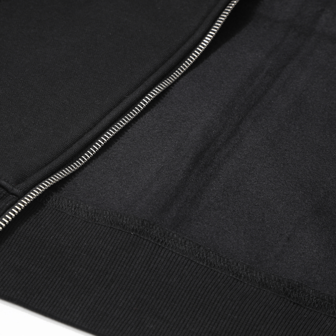 EXAM with mellow 2025 CROPPED ZIP HOODIE