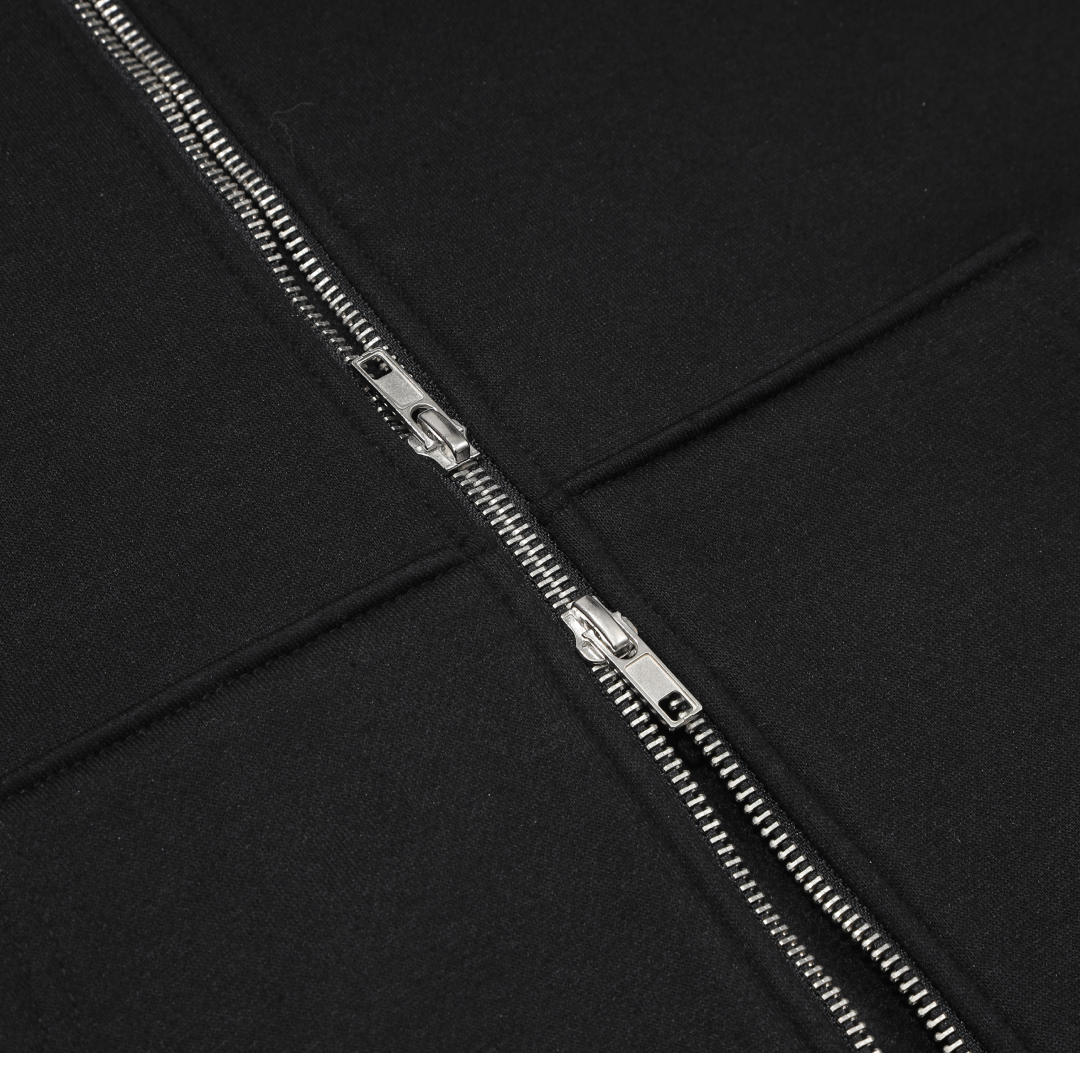 EXAM with mellow 2025 CROPPED ZIP HOODIE