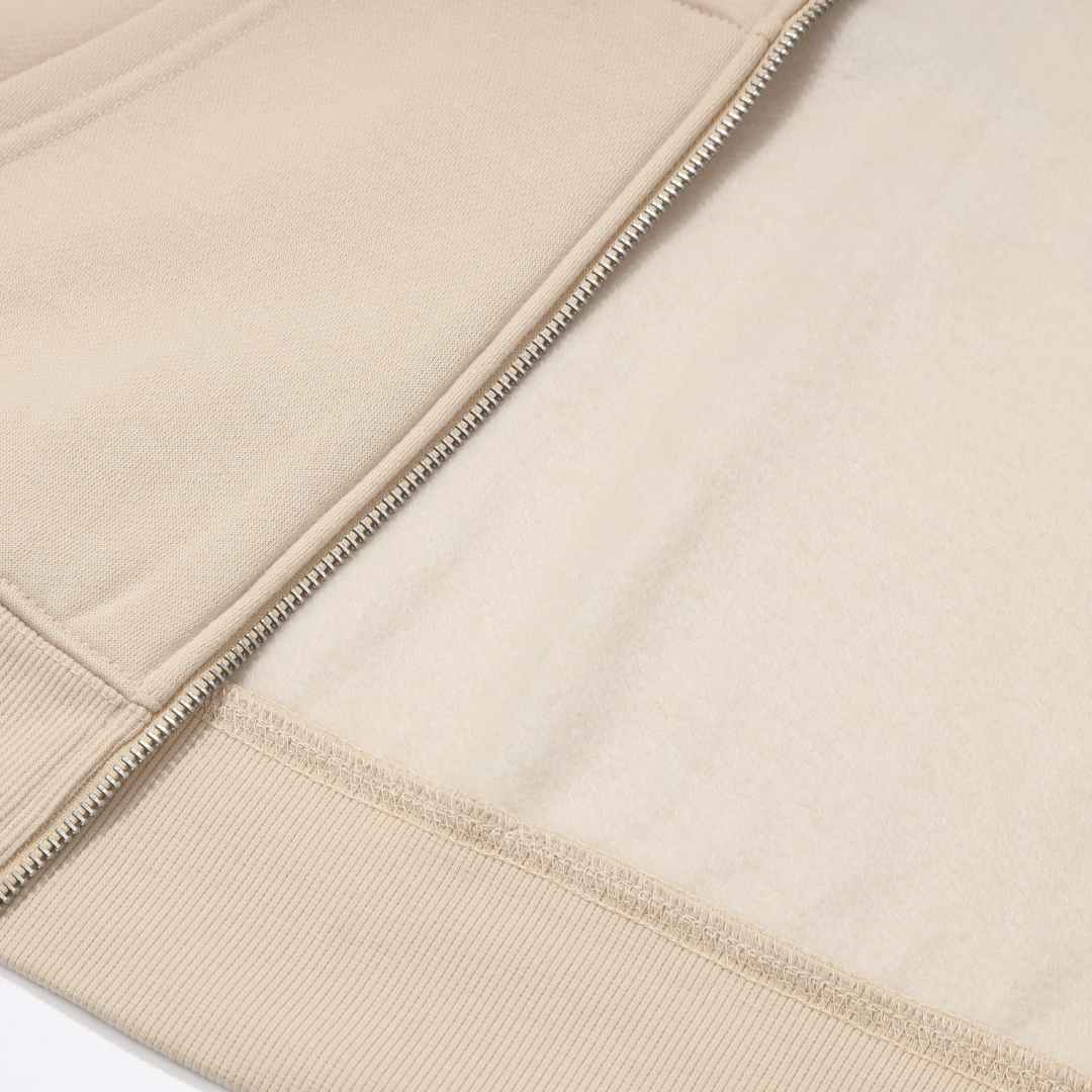 EXAM with mellow 2025 CROPPED ZIP HOODIE