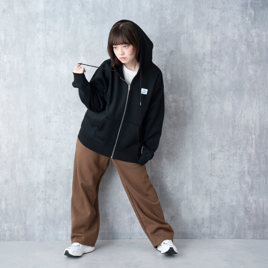 EXAM with mellow 2025 OVERSIZED ZIP HOODIE