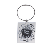 me-ya with mellow ACRYLIC MIRROR KEYCHAIN