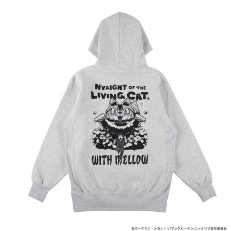 NYAIGHT OF THE LIVING CAT × Biju Biju NYAIGHT HOODIE / Gray