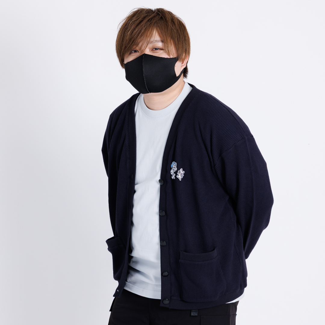 FUJIMIYA with mellow BADGE CARDIGAN