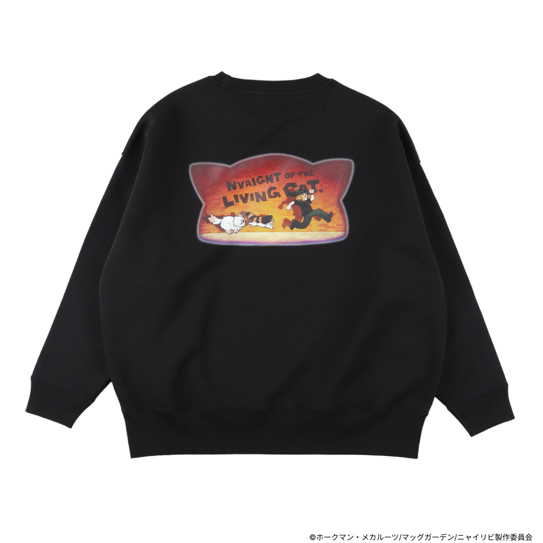 NYAIGHT OF THE LIVING CAT × VE1CRA VE1CRA NYAIGHT SWEAT