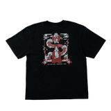 HIIRAGI TSURUGI with mellow SHOGI T-SHIRTS / BLACK