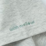 hira with mellow LOGO PONTE T-SHIRTS / Light Gray