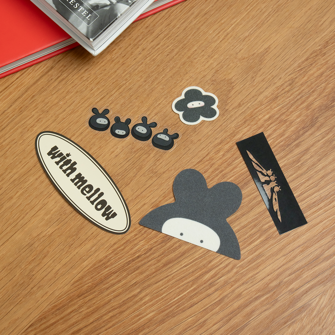 hira with mellow STICKER SET