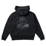 JASPER with mellow PLANET JASPER FULL ZIP HOODIE / Black