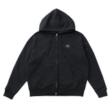 JASPER with mellow PLANET JASPER FULL ZIP HOODIE / Black
