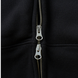 JASPER with mellow PLANET JASPER FULL ZIP HOODIE / Black