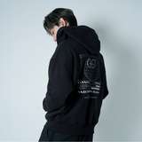 JASPER with mellow PLANET JASPER FULL ZIP HOODIE / Black