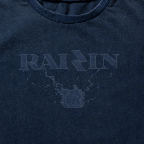 RAIZIN with mellow THUNDER LOGO T-SHIRTS / Navy