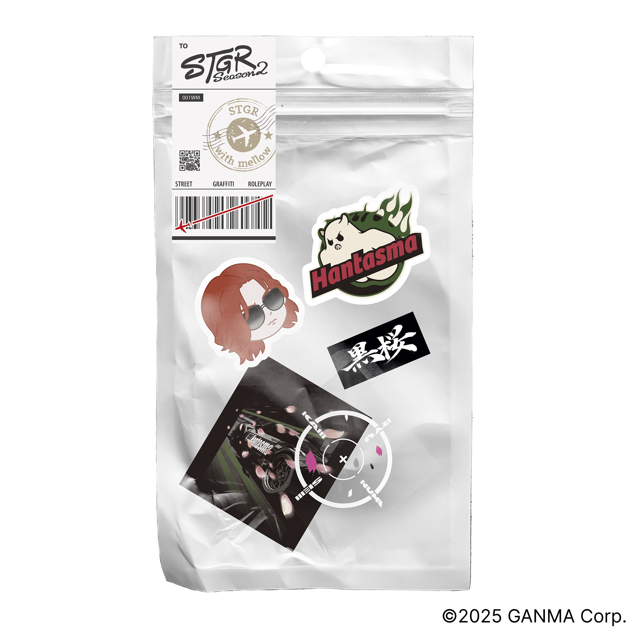 STGR with mellow Kurozakura Lauren STICKER SET – with mellow Store