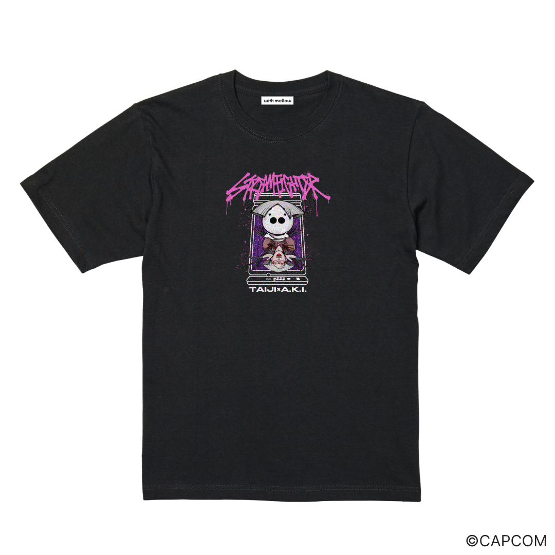 STREAM FIGHTER WASHED T-SHIRT TAIJI – with mellow Store STREAM FIGHTER WASHED T-SHIRT TAIJI – with mellow Store