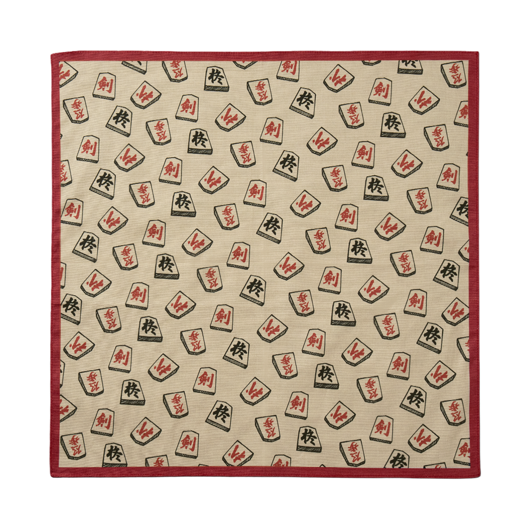 HIIRAGI TSURUGI with mellow SHOGI HANDKERCHIEF