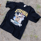 SUPER ISLAND LIFE with mellow  T-SHIRT / BLACK