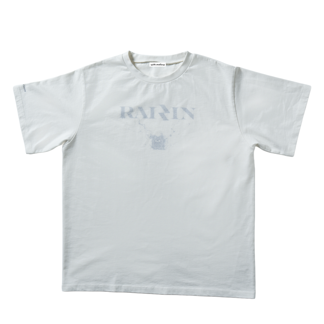 RAIZIN with mellow THUNDER LOGO T-SHIRTS / White